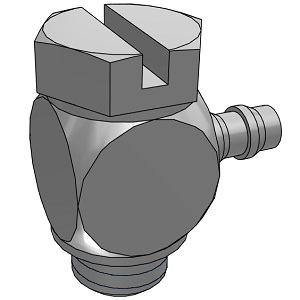 M-5ALHU-6 软管用倒钩弯头 SMC微型管接头